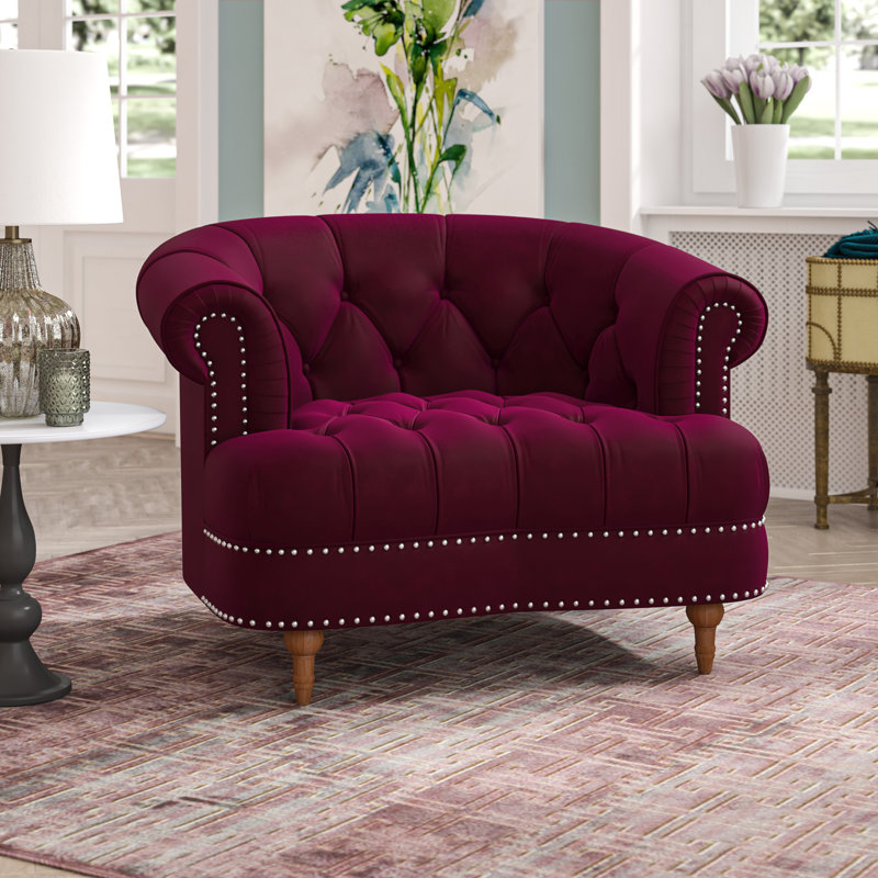 House of Hampton® Mercer Upholstered Armchair & Reviews | Wayfair